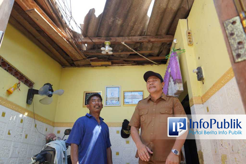 ngentot mutakhir Bupati Sidoarjo Tinjau imbas pentil Beliung, Perbaikan Griya didorong