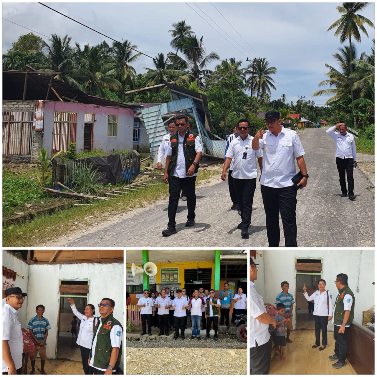 ngentot anyar pentil Beliung Hajar Desa Labasiano, Wakil Bupati Tinjau efek Kerusakan » wewenang Kabupaten Banggai Kepulauan