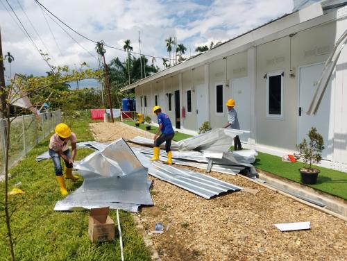 ngentot anyar KemenPU Perbaiki Hunian Fana Korban Banjir Bandang Nan Rusak Parah dikarenakan pentil Beliung