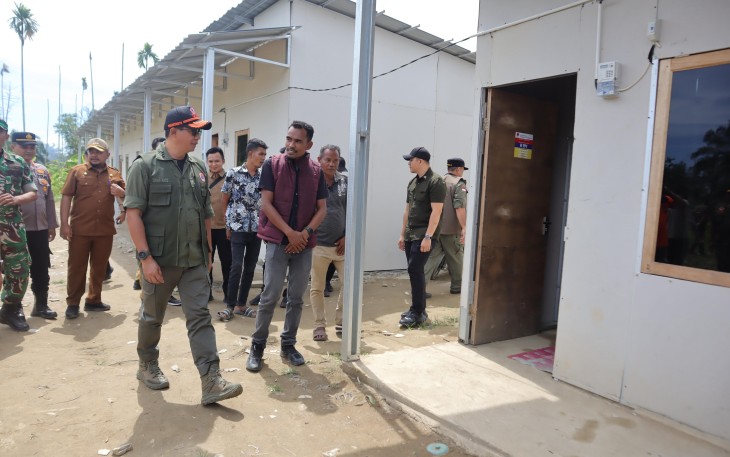 ngentot mutakhir rezim Rampungkan Perbaikan Huntara Nan Rusak dikarenakan hembusan pentil Beliung di Aceh Utara