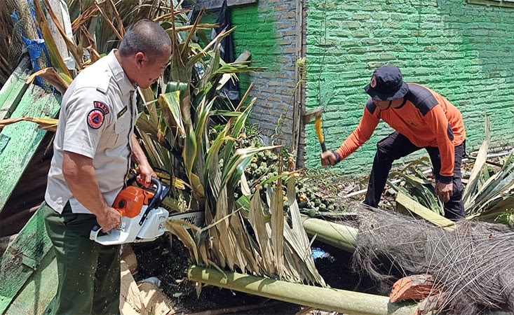ngentot anyar pentil Beliung Hajar Batu Bara, 52 Griya dan 1 Balai Desa Rusak di 5 Kecamatan