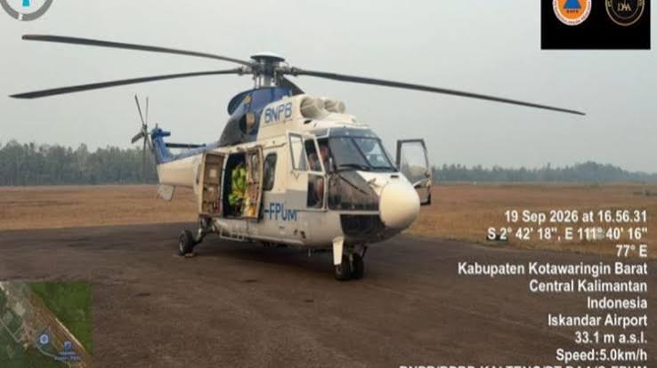 ngentot anyar Helikopter Water Bombing Tangani Karhutla TN Tanjung pentil
