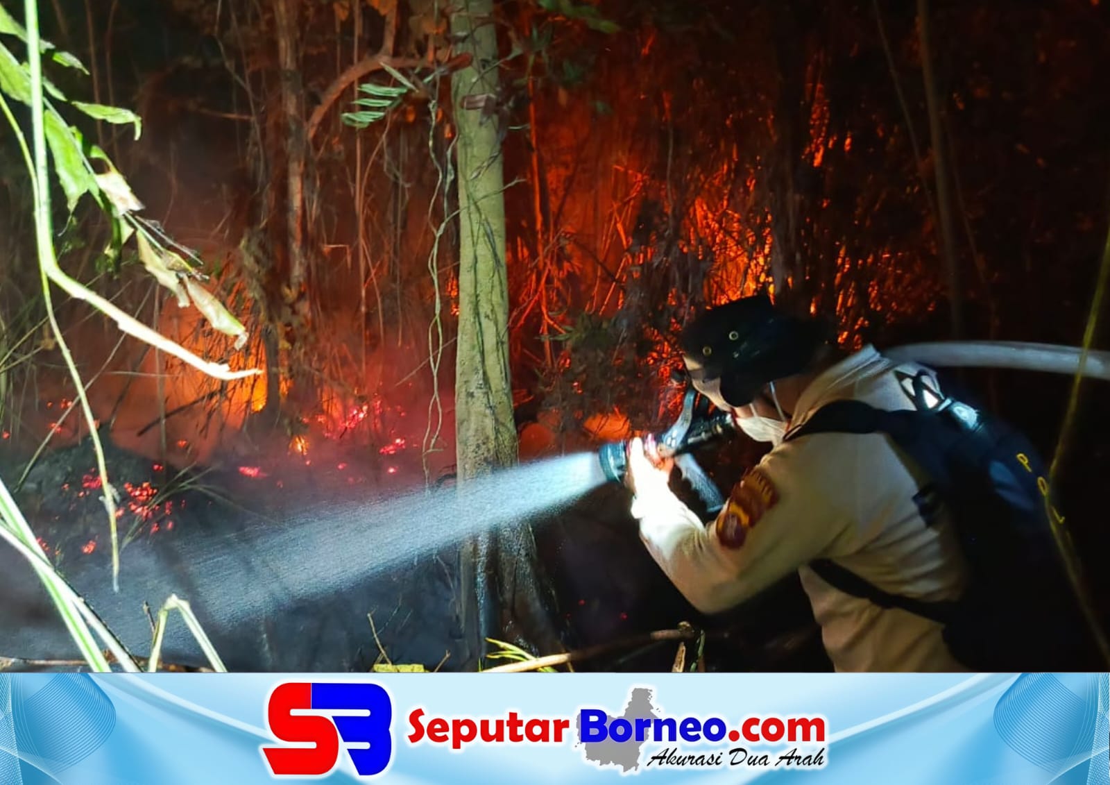 ngentot anyar Tembus gelap gulita sunyi, Kapolres Kobar Pimpin Pemadaman Karhutla di Tanjung pentil — Warta Seputar Borneo