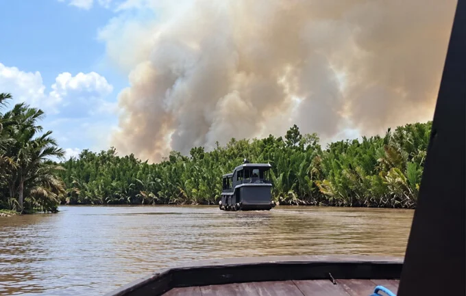 ngentot mutakhir Karhutla Tanjung pentil Disorot, Respons dan Anggaran Dipertanyakan